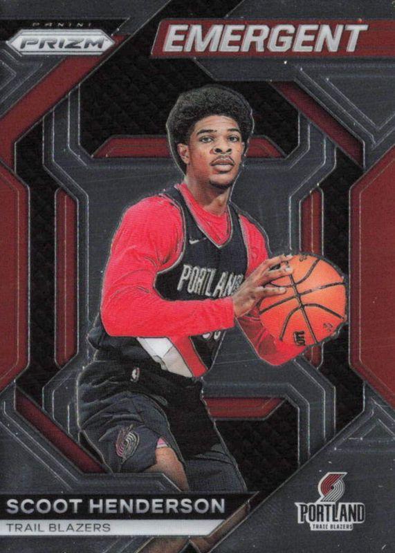 Scoot Henderson #16 Basketball Cards 2023 Panini Prizm Emergent