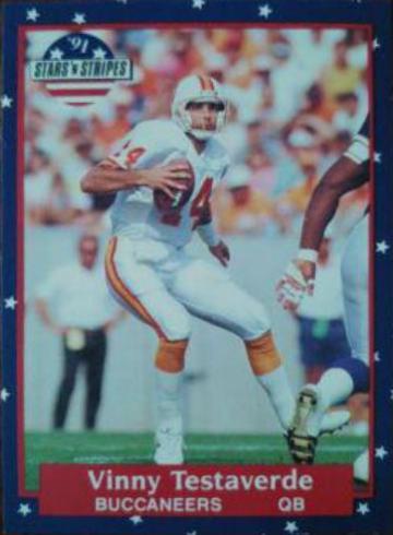 Vinny Testaverde #113 1991 Fleer Stars And Stripes Football