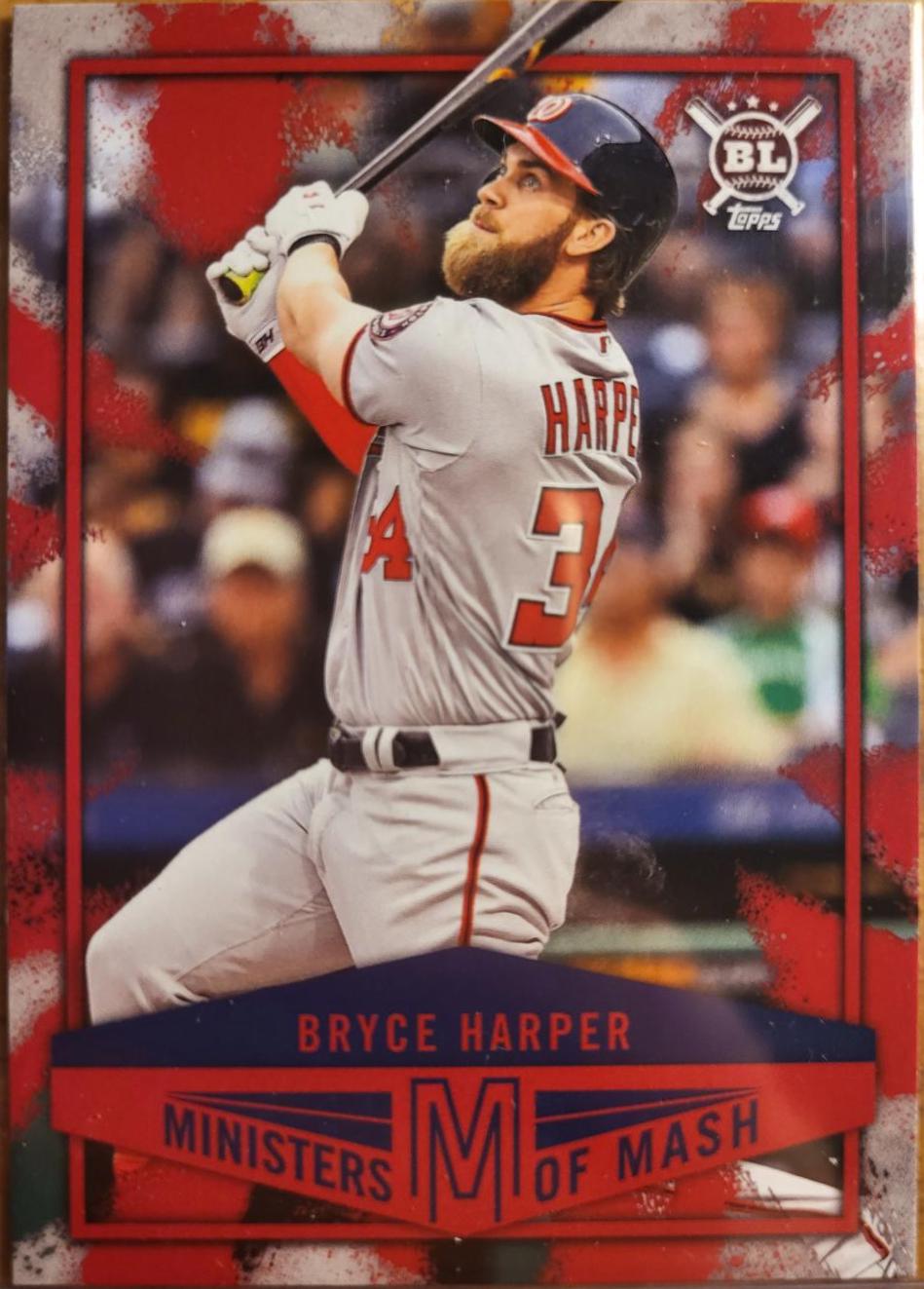 Bryce Harper #MI-6 Baseball Cards 2018 Topps Big League Ministers of Mash
