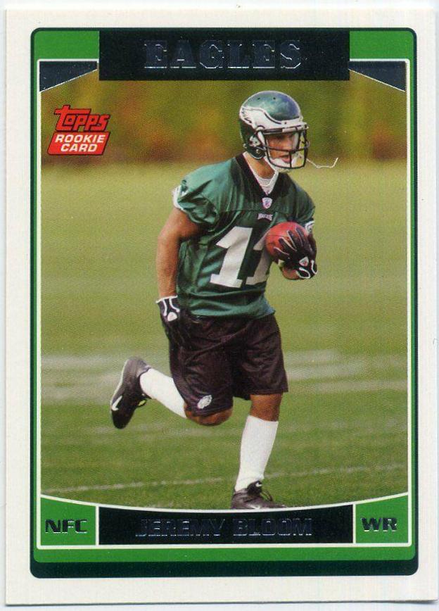 Jeremy Bloom #382 Football Cards 2006 Topps