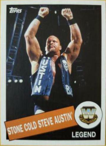 Stone Cold Steve Austin #44 Wrestling Cards 2015 Topps Heritage WWE