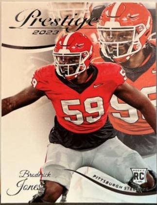 Broderick Jones #308 Football Cards 2023 Panini Prestige