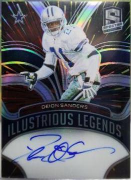 Deion Sanders #ILS-DSA Football Cards 2022 Panini Spectra Illustrious Legends Autographs