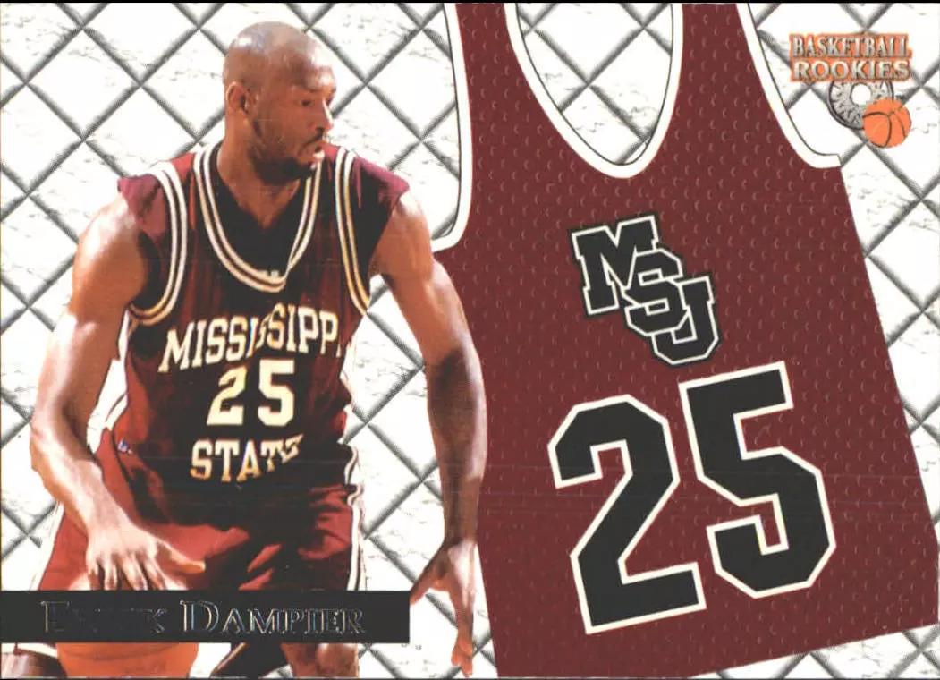 Erick Dampier #J5 Basketball Cards 1996 Score Board Basketball Rookies College Jersey