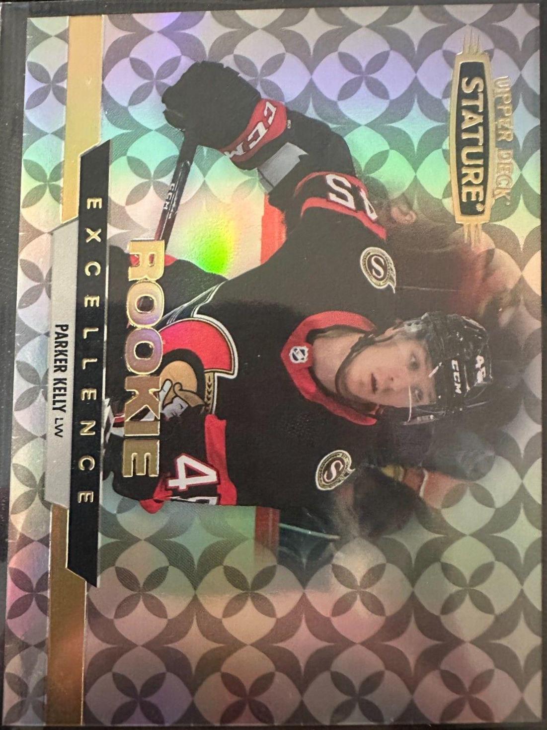 Parker Kelly #RE-10 Hockey Cards 2021 Upper Deck Stature Rookie Excellence