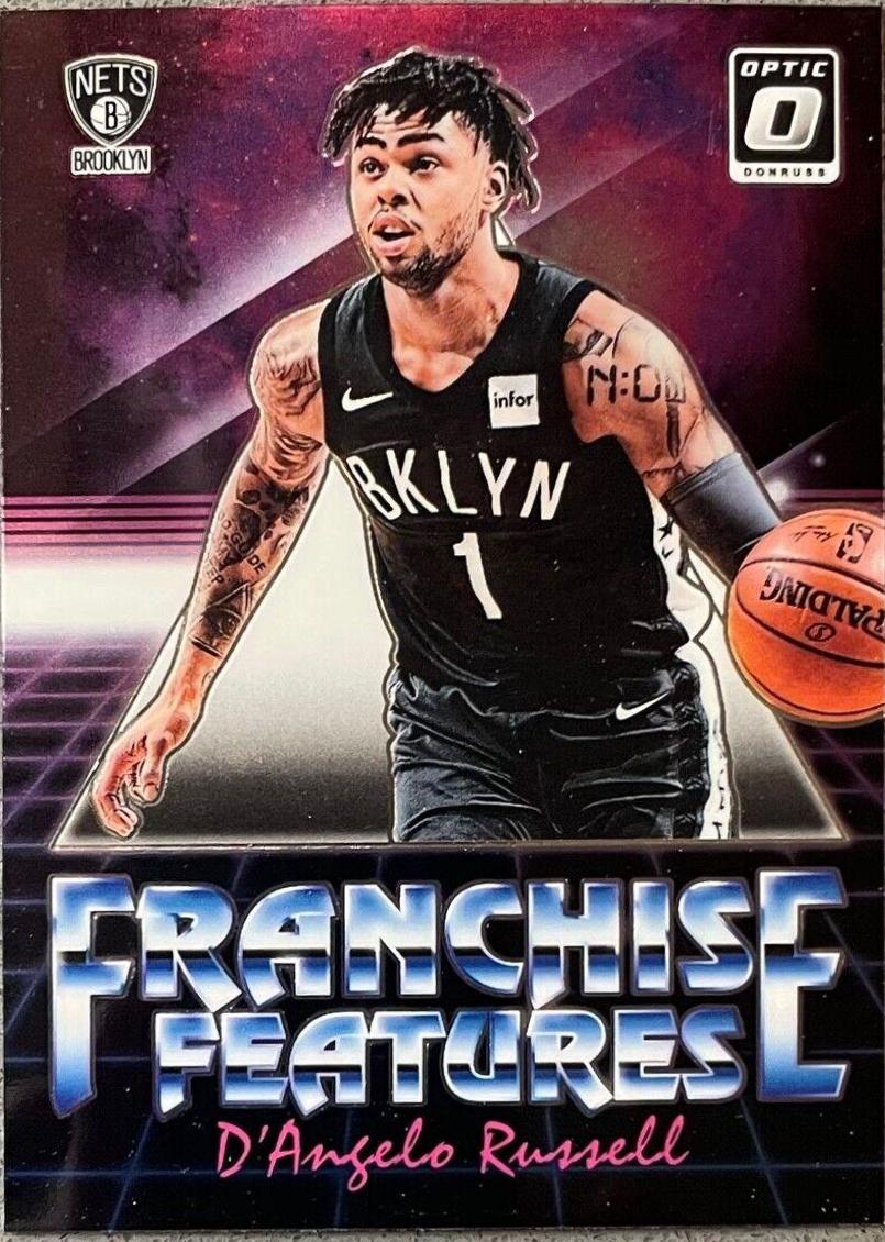 D'Angelo Russell #3 Basketball Cards 2018 Panini Donruss Optic Franchise Features