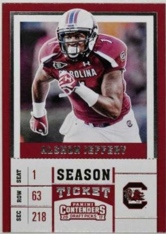 Alshon Jeffery #5 Football Cards 2017 Panini Contenders Draft Picks