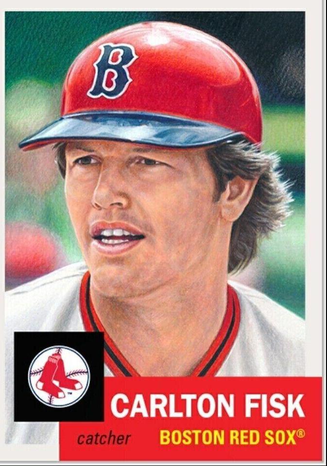 Carlton Fisk #533 Baseball Cards 2022 Topps Living