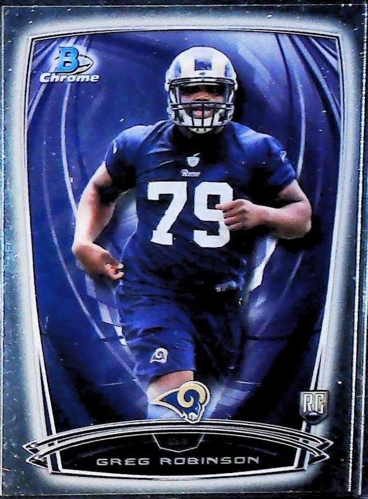 Greg Robinson #198 Football Cards 2014 Bowman Chrome