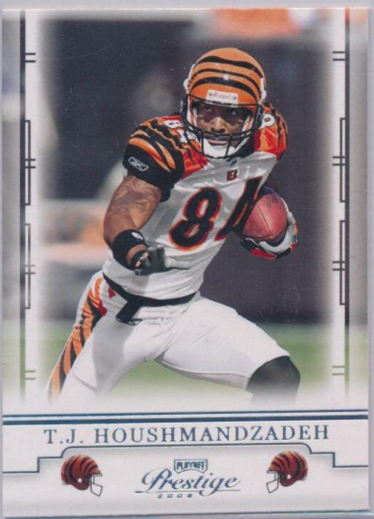 T.J. Houshmandzadeh #21 Football Cards 2008 Playoff Prestige