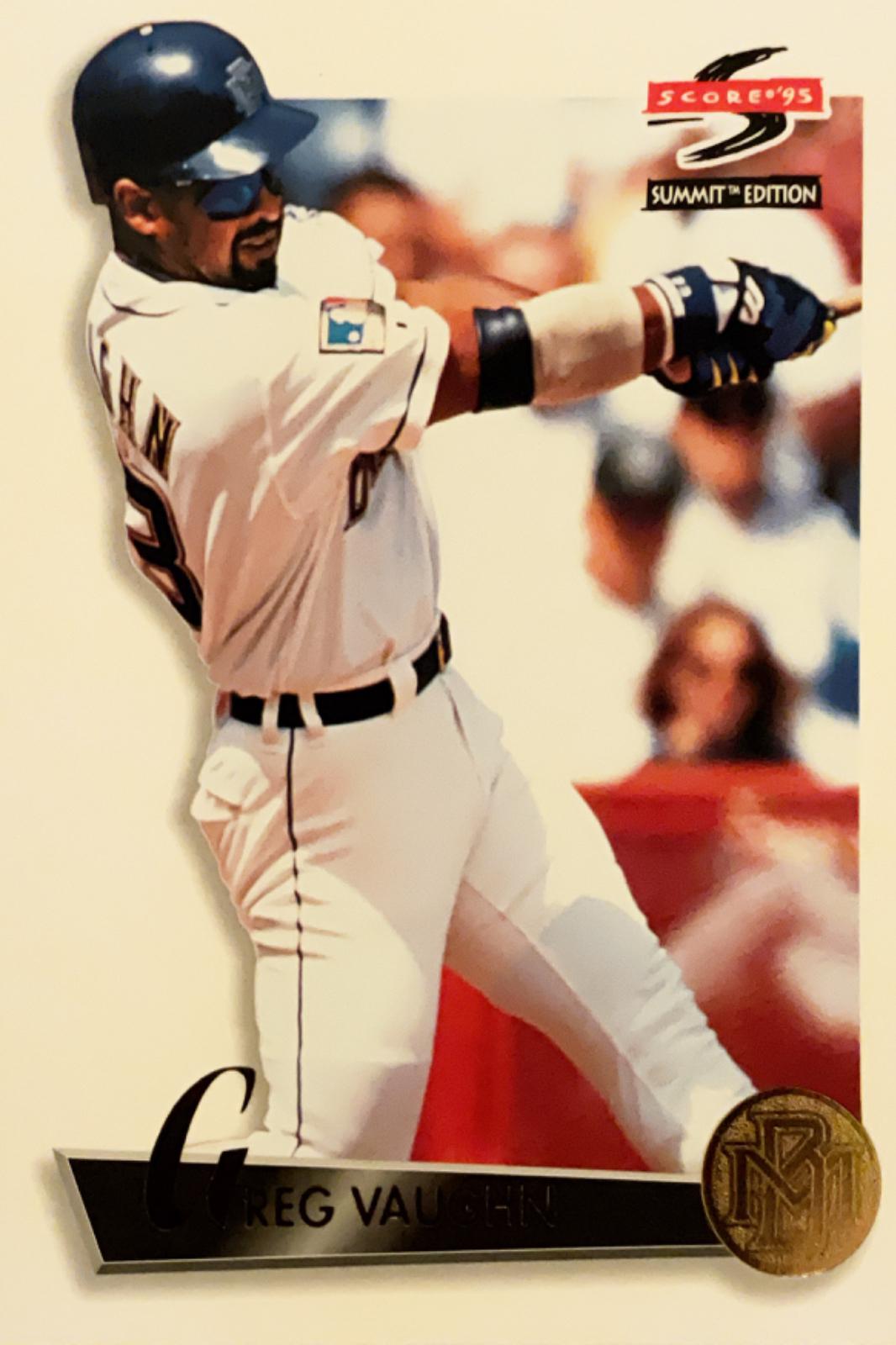Greg Vaughn #60 Baseball Cards 1995 Summit