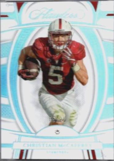 Christian McCaffrey #6 Football Cards 2023 Panini Flawless Collegiate