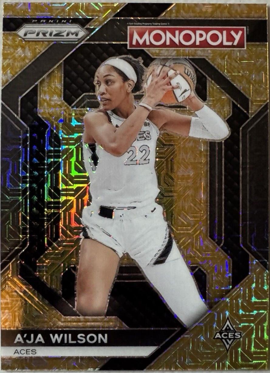 2024 A'ja Wilson [Gold Millionaire Shimmer] #WNBA3