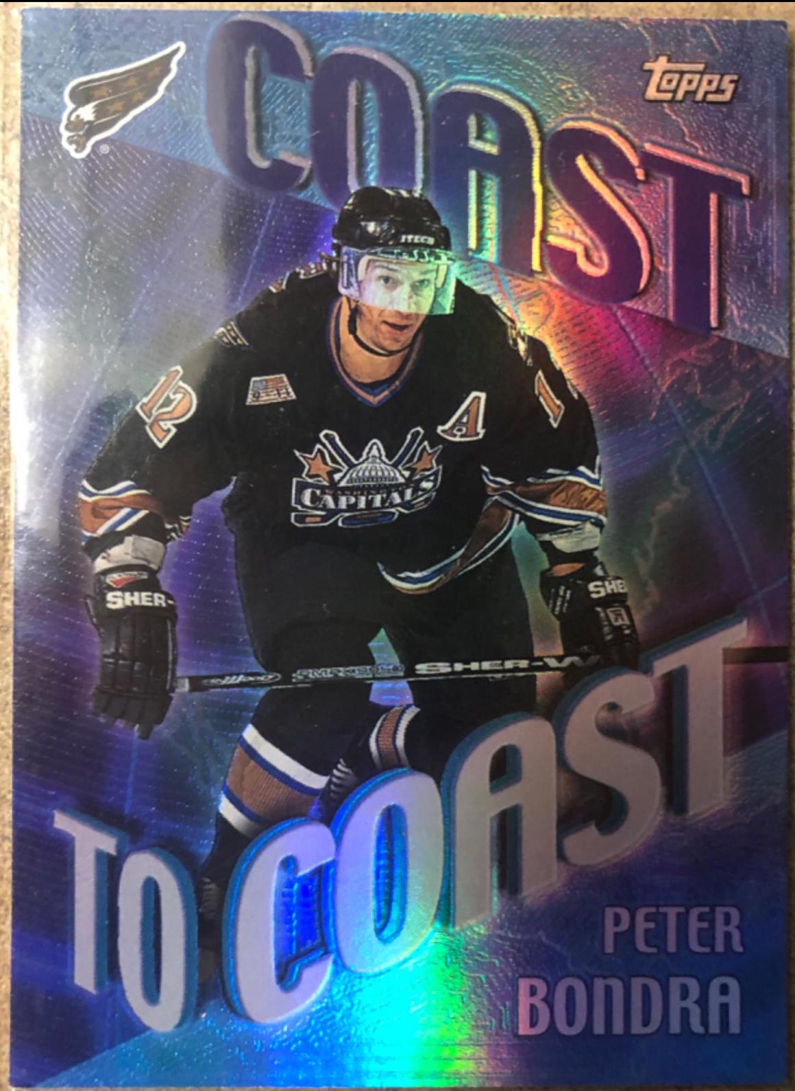 Peter Bondra #CC5 Hockey Cards 2002 Topps Coast to Coast