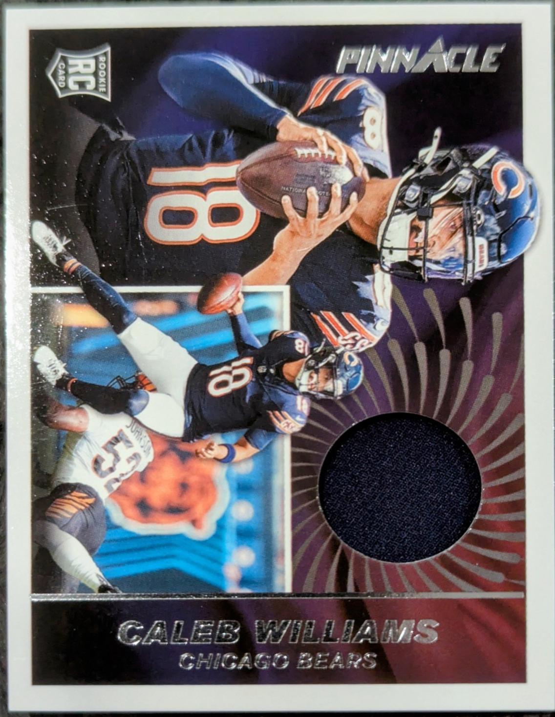 Caleb Williams #PJ-CWS Football Cards 2024 Panini Encore Pinnacle Jersey