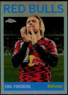 Emil Forsberg #64T-14 Soccer Cards 2024 Topps Chrome MLS 1964 Football