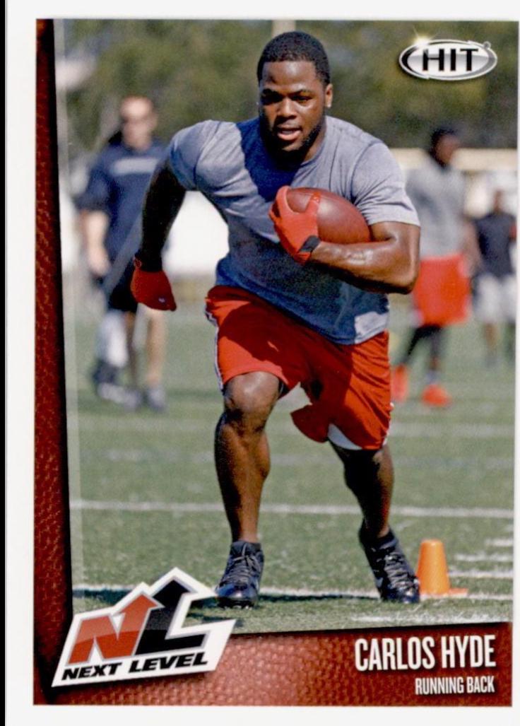 Carlos Hyde #84 Football Cards 2014 Sage Hit
