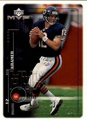 Erik Kramer #33 Football Cards 1999 Upper Deck MVP