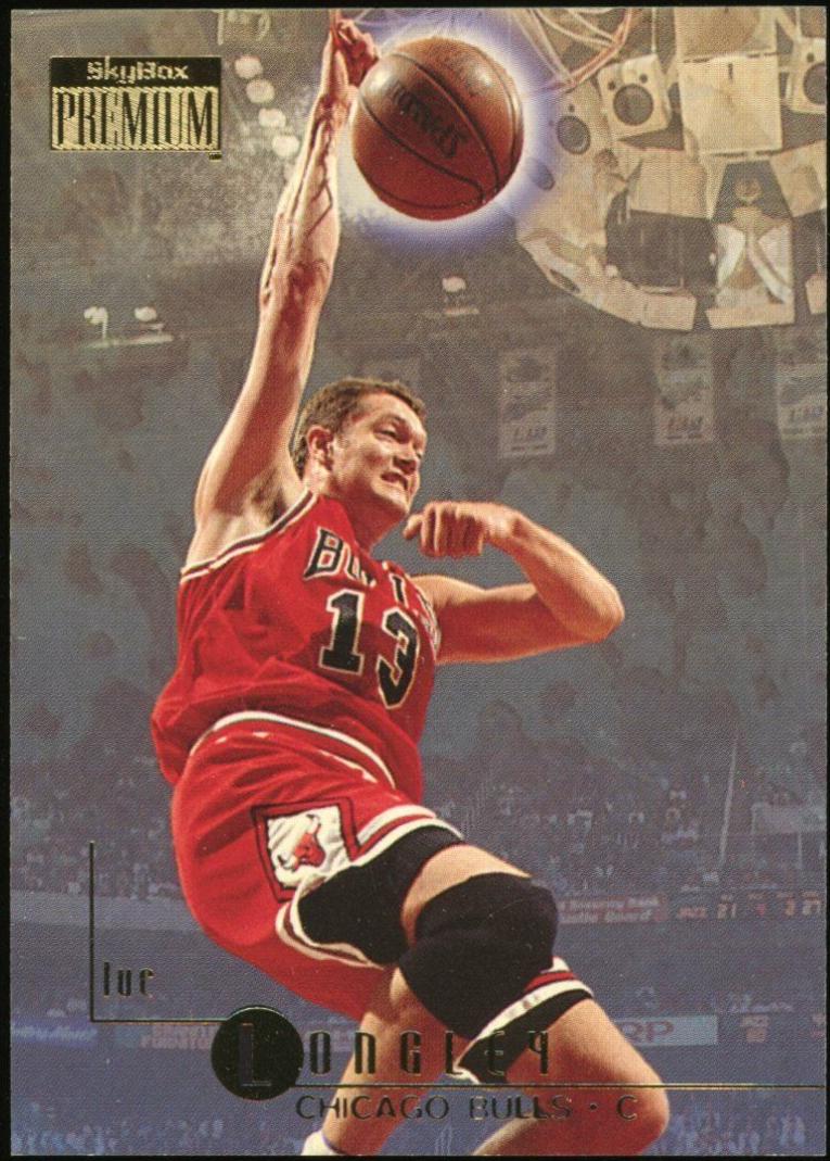 Luc Longley #142 Basketball Cards 1996 Skybox Premium