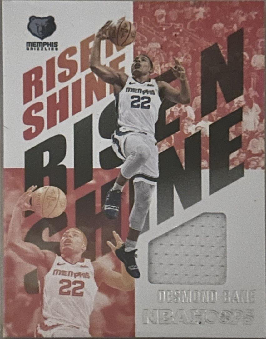 Desmond Bane #RNS-DBA Basketball Cards 2020 Panini Hoops Rise N Shine
