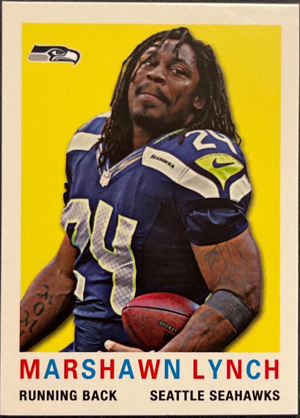 Marshawn Lynch #17 Football Cards 2013 Topps Mini 1959