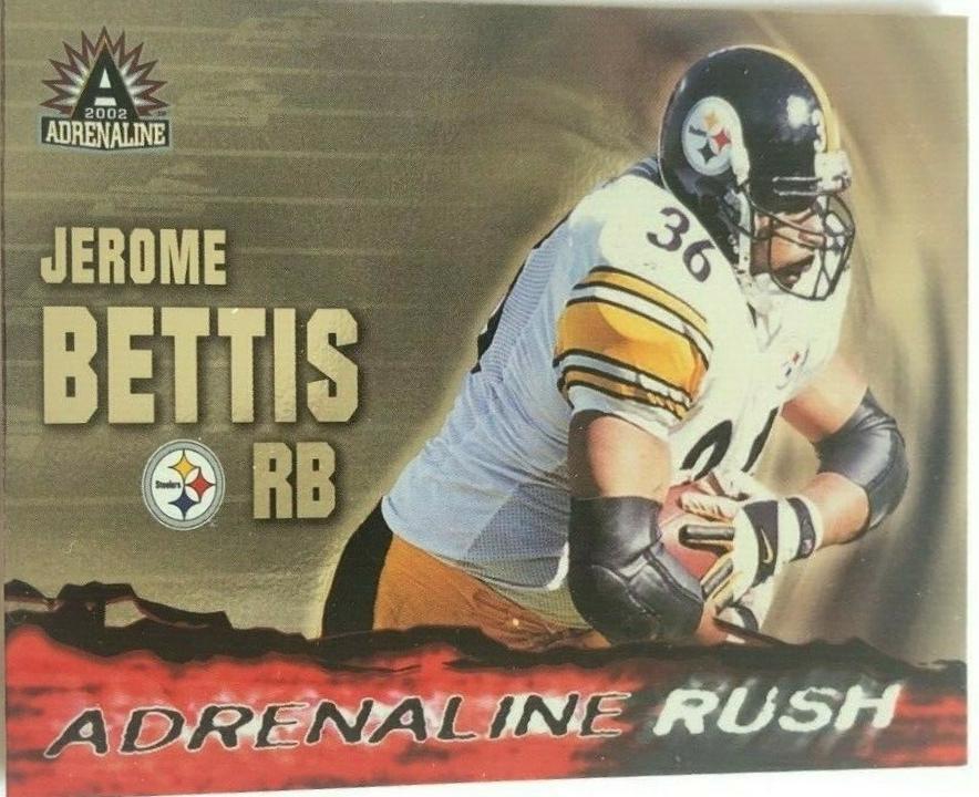 Jerome Bettis #14 2002 Pacific Adrenaline Football