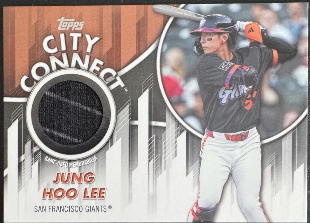 Jung Hoo Lee #CC2-JH 2026 Topps Series 2 City Connect Swatch Baseball