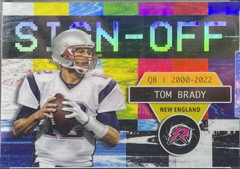 Tom Brady #SO-1 Football Cards 2024 Topps Resurgence Sign Off
