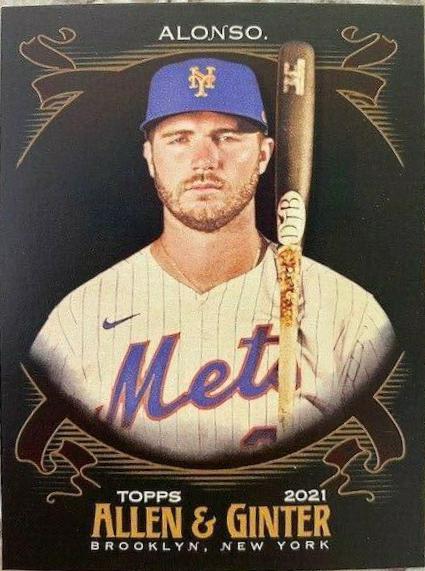 Pete Alonso #10 Baseball Cards 2021 Topps Allen & Ginter X