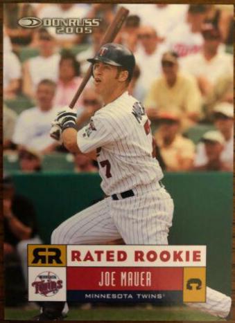 Joe Mauer #48 Baseball Cards 2005 Donruss