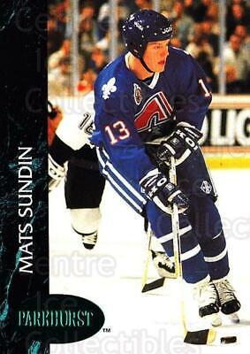 Mats Sundin #148 Hockey Cards 1992 Parkhurst