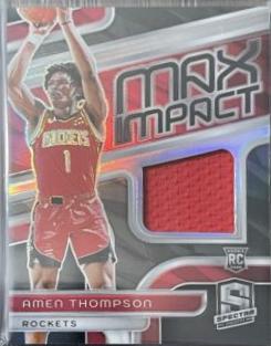 Amen Thompson #MI-AME Basketball Cards 2023 Panini Spectra Max Impact