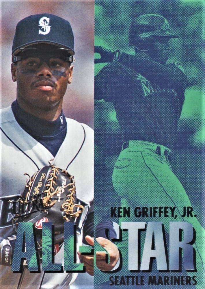 Ken Griffey Jr #7 Baseball Cards 1995 Ultra All Stars
