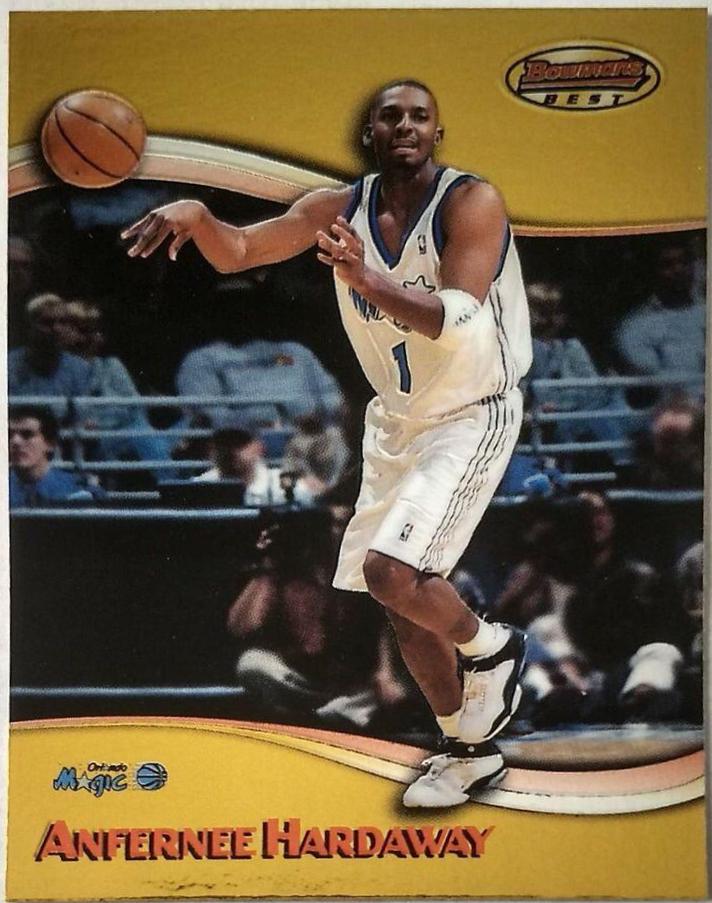 Anfernee Hardaway #8 Basketball Cards 1998 Bowman's Best