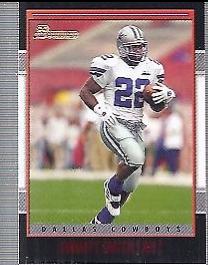 Emmitt Smith #1 Football Cards 2001 Bowman