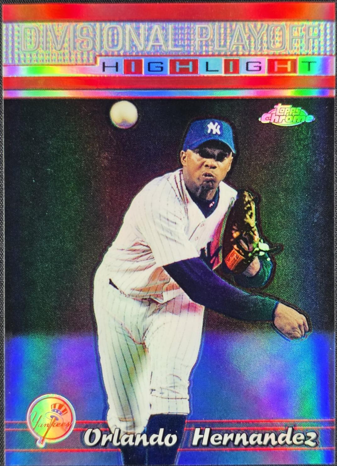 Orlando Hernandez #224 2000 Topps Chrome Baseball