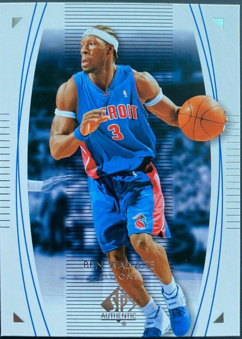 Ben Wallace #22 Basketball Cards 2004 SP Authentic