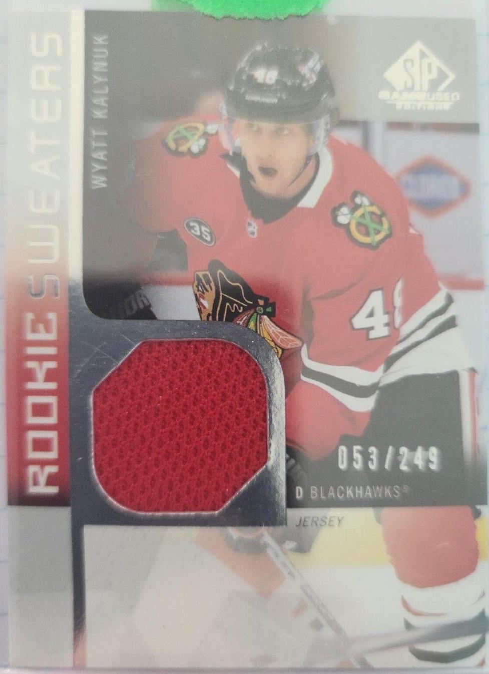 Wyatt Kalynuk #RS-WK 2021-22 SP Game Used Hockey Rookie Sweaters