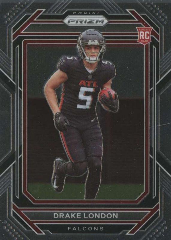 Drake London #308 Football Cards 2022 Panini Prizm