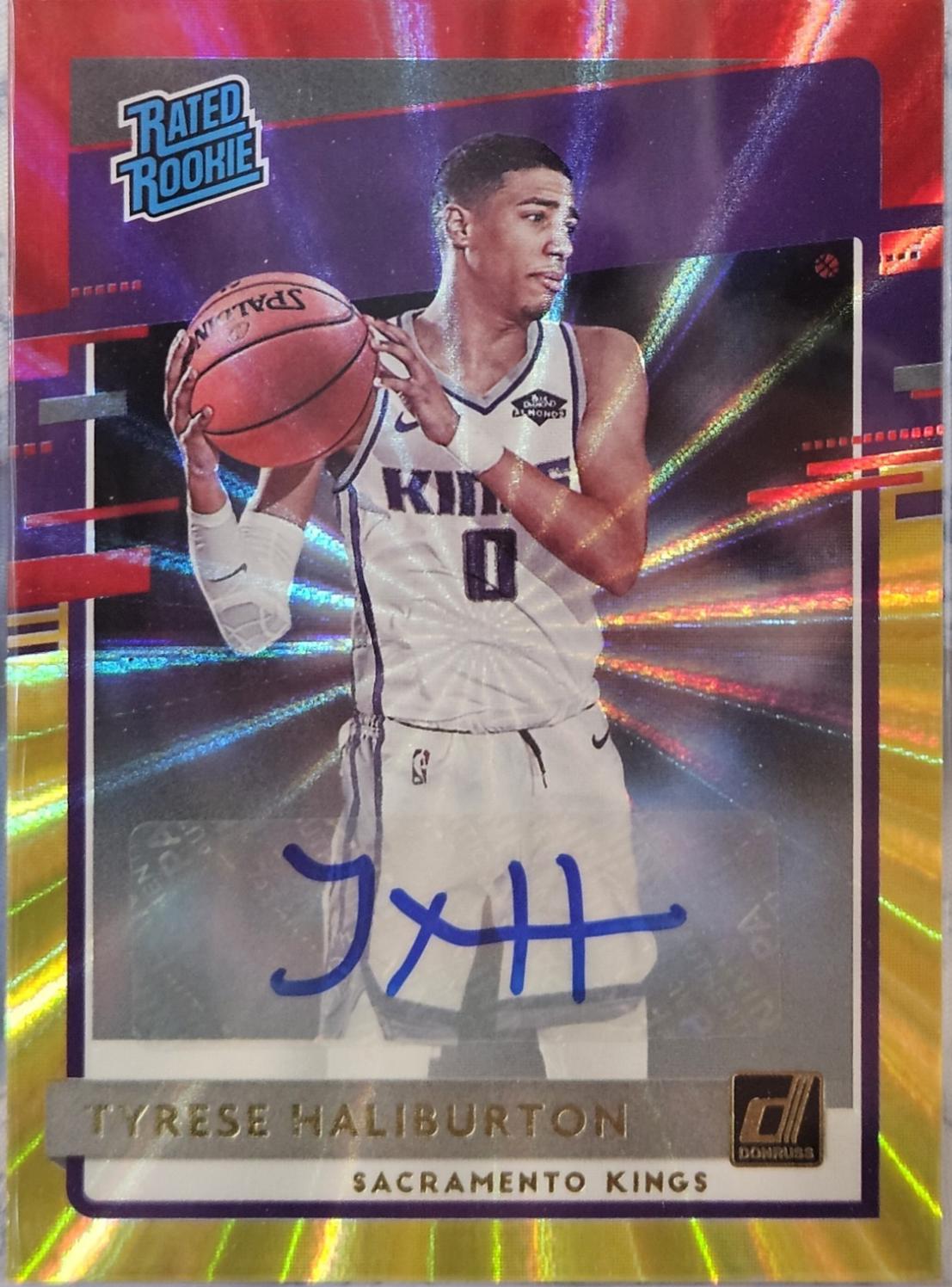 Tyrese Haliburton [Auto Yellow Laser] #231