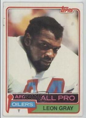Leon Gray #30 Football Cards 1981 Topps