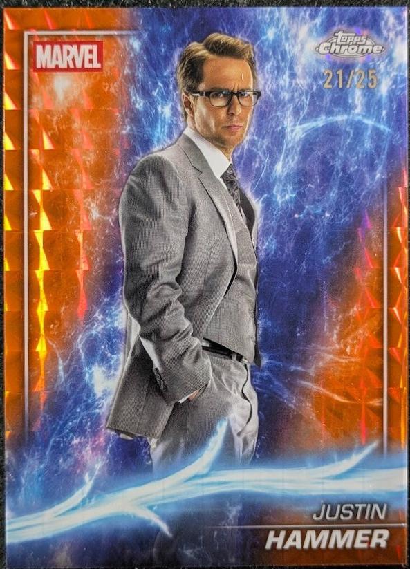 Justin Hammer [Orange Geometric Refractor] #6