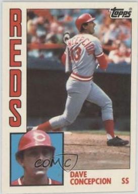 Dave Concepcion #55 Baseball Cards 1984 Topps Tiffany
