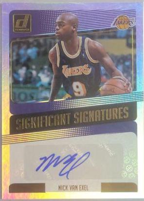 Nick Van Exel #NVE 2018 Panini Donruss Significant Signatures Basketball