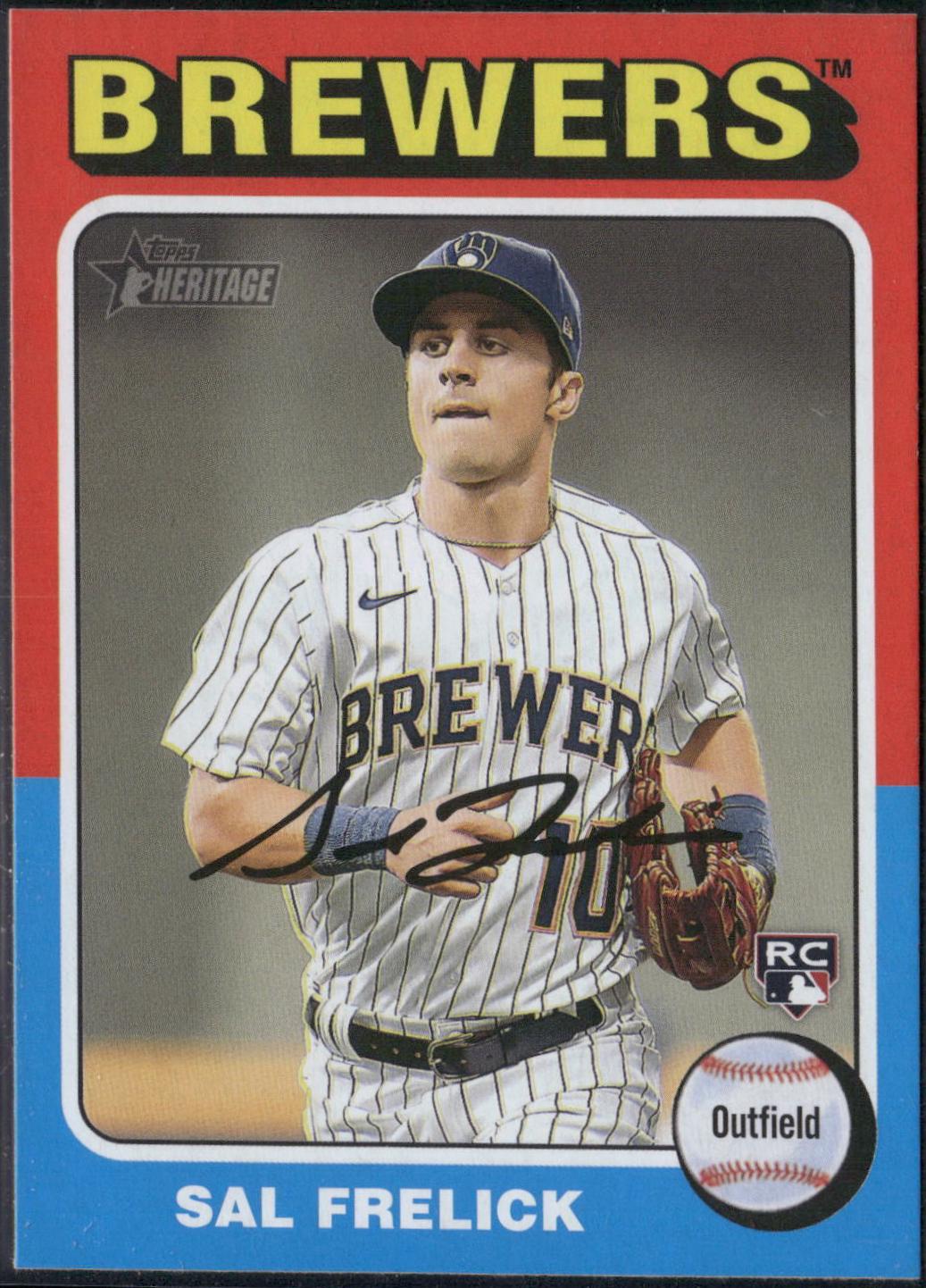 Sal Frelick #451 Baseball Cards 2024 Topps Heritage Color Swap