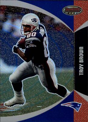 Troy Brown #6 Football Cards 2003 Bowman's Best
