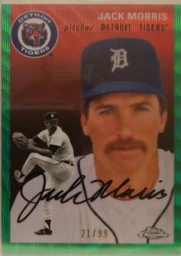 Jack Morris [White Green Refractor] #389