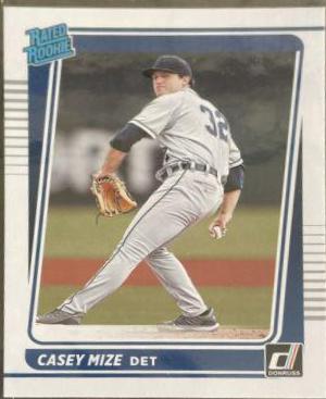 Casey Mize #39 Baseball Cards 2021 Panini Donruss