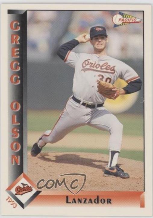 Gregg Olson #22 Baseball Cards 1993 Pacific Spanish