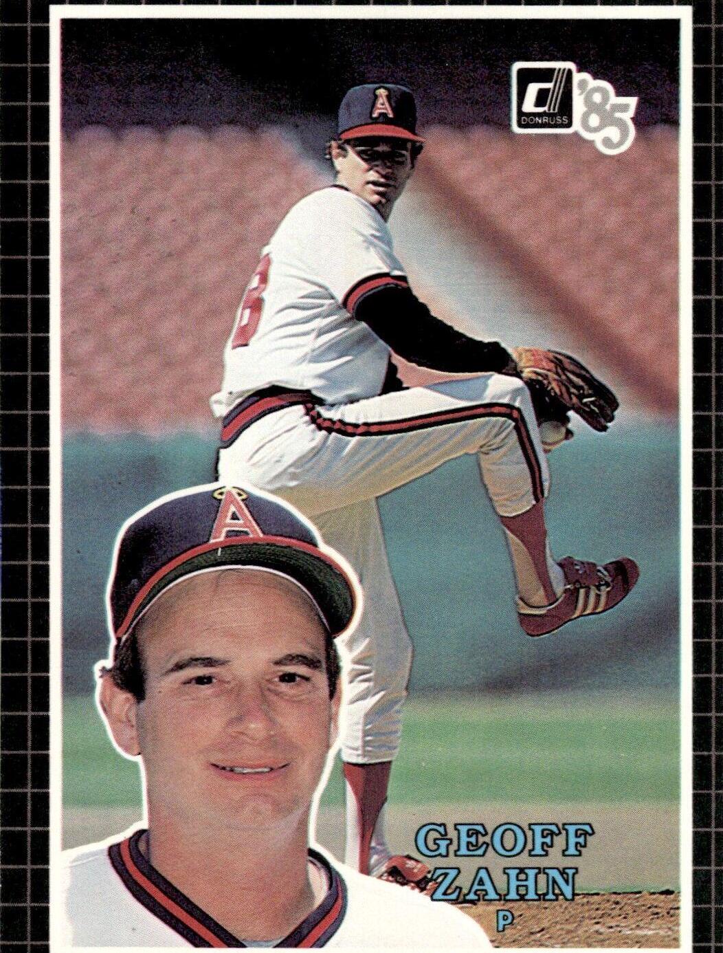 Geoff Zahn #33 Baseball Cards 1985 Donruss Action All Stars